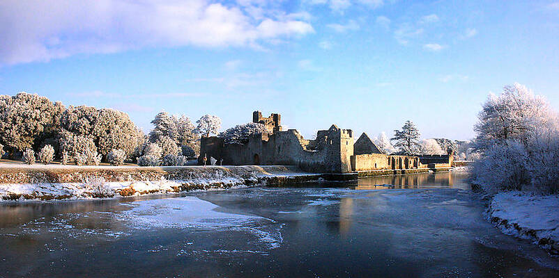 Landscape Photograph - Snowy Desmond Castle by Mark Callanan