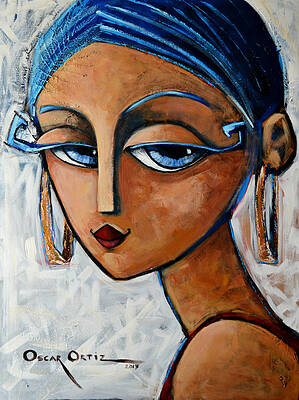 Stylish Portrait of a Woman Wall Art