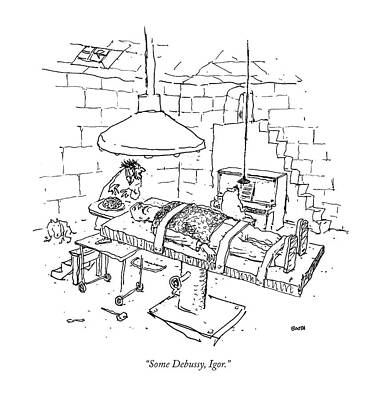 Brain Drawing - Some Debussy by George Booth
