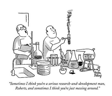 Lab Wall Art featuring the drawing Sometimes I Think You're A Serious by Chon Day