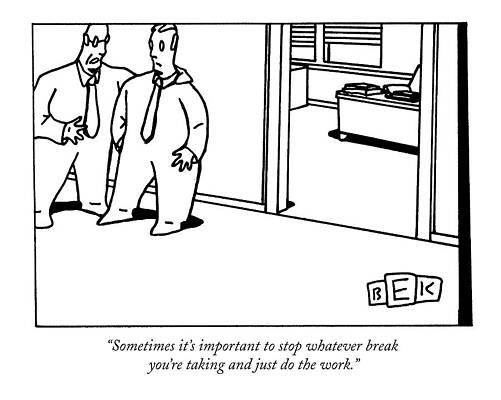 Office Humor Cartoon Wall Art