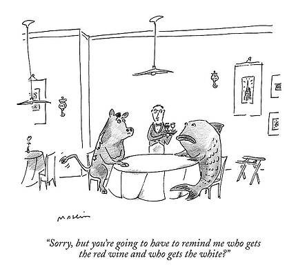 Wine Glass Wall Art featuring the drawing Sorry, But You're Going To Have To Remind Me Who by Michael Maslin