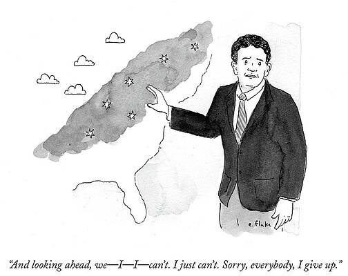 Sunshine Wall Art featuring the drawing Sorry Everybody I Give by Emily Flake