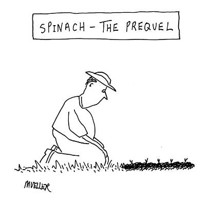 Ground Drawing - 'spinach: The Prequel' by Peter Mueller