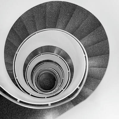 Wall Art featuring the photograph Spiral Staircase by Martin Wahlborg