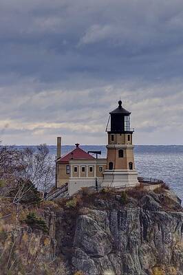 Minnesota Photograph - Split Rock by Linda Ryma