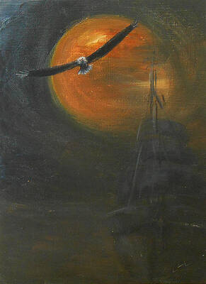 Sky Painting - Spread Your Wings by Jane See