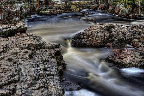 Spring Photograph - Spring Flow Through The Dells by Dale Kauzlaric