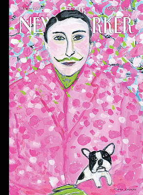 Whimsical Portrait with Dog Wall Art