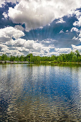 Landscape Wall Art featuring the photograph Spring Green So Far Away by Bill and Linda Tiepelman