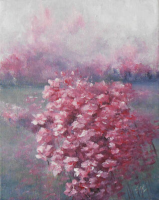 Flower Wall Art featuring the painting Blossom by Jane See