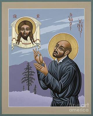 St. Ignatius and Iconic Vision Wall Art