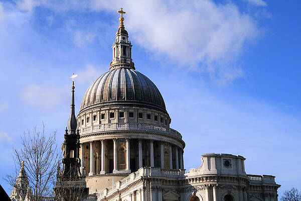Architecture Wall Art featuring the photograph St Pauls Cathedral by Sue Leonard