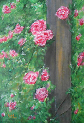 Wall Art featuring the painting Stand By Me by Jane See