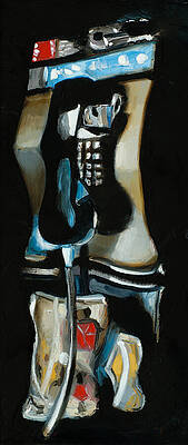 Abstract Gas Pump Design Painting