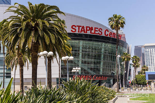 California Wall Art featuring the photograph Staples Center In Los Angeles California by Paul Velgos