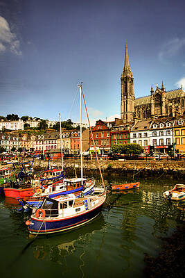 Water Wall Art featuring the photograph St.Colemans Viewing The Harbour by Mark Callanan