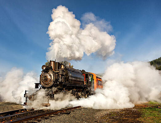 Washington Photograph - Steam Power by Mary Jo Allen