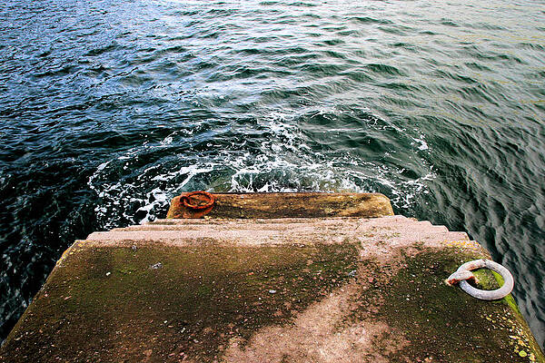 Water Wall Art featuring the photograph Steps To The Deep by Mark Callanan