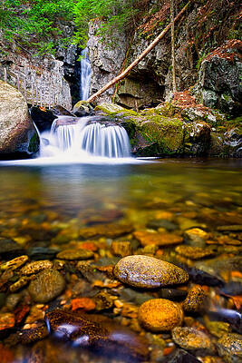 Cloud Wall Art featuring the photograph Stones In The Stream by Jeff Sinon