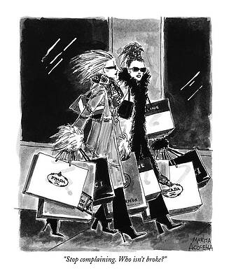 Fashion Icons with Shopping Bags Wall Art