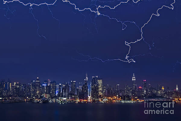 Summer Photograph - Strikes And Bolts In NYC by Susan Candelario
