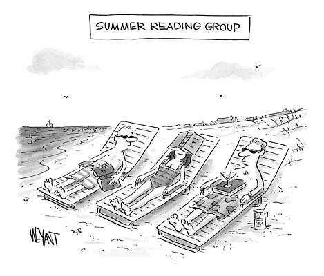 Humorous Summer Reading Group Drawing