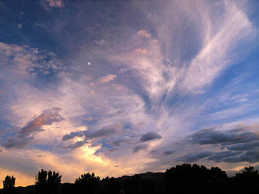 Sky Wall Art featuring the photograph Sun Sets Over Millpond Music Festival. Bishop  California. by Joe Schofield