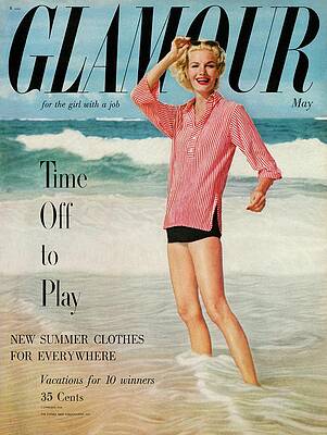 Glamour Magazine Beach Edition Wall Art