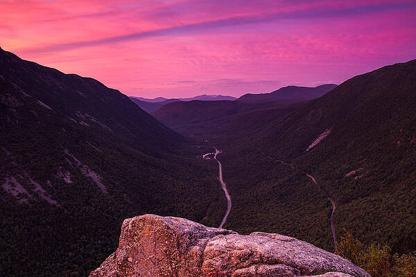 Sunrise In Crawford Notch by Jeff Sinon