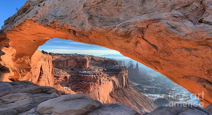 Wall Art featuring the photograph Sunrise On The Edge by Adam Jewell