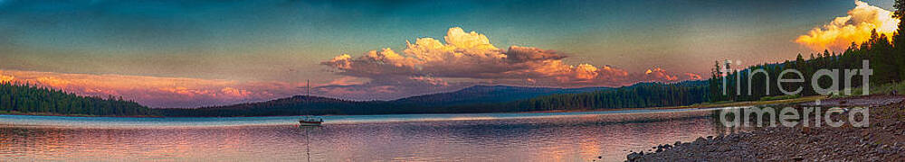 Photograph - Sunset On Howard Prairie Lake by Omaste Witkowski
