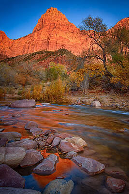 Sunset Wall Art featuring the photograph Sunset On The River by Beth Sargent
