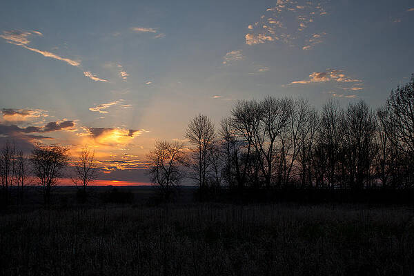 Marsh Photograph - Sunset Over Horicon Marsh by Natural Focal Point Photography