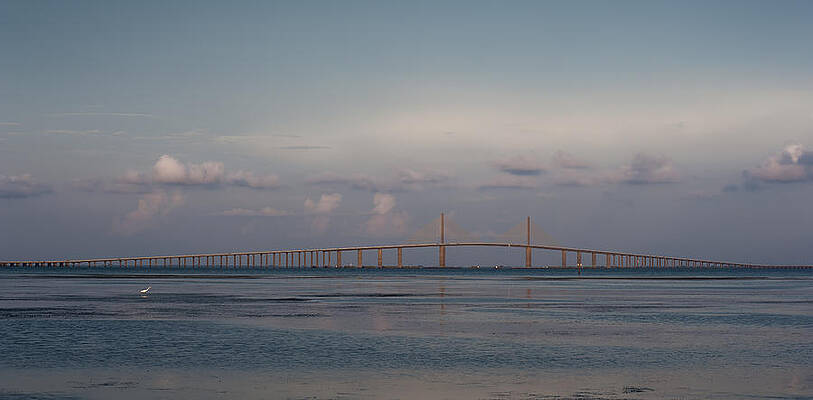Photograph - Sunshine Skyway Bridge by Steven Sparks