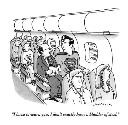 Superman on Airplane Wall Art