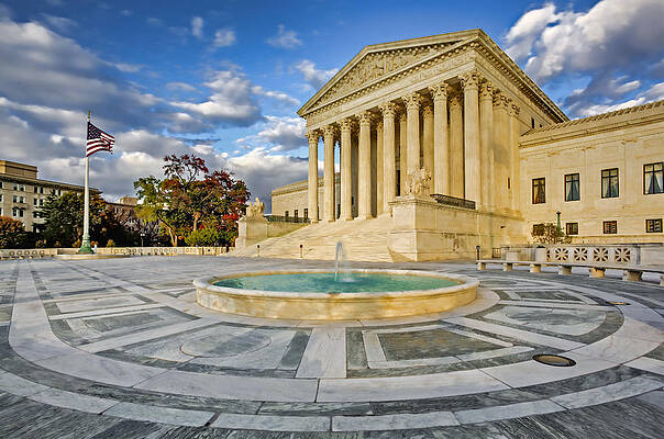 Usa Wall Art featuring the photograph Supreme Court Of The United States by Susan Candelario