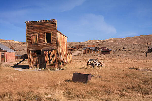 Country Wall Art featuring the photograph Swazey Hotel Bodie Ghost Town by Sue Leonard