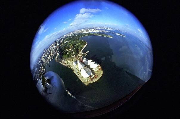Unesco World Heritage Site Photograph - Sydney Opera House Under Construction by Arnaud de Rosnay