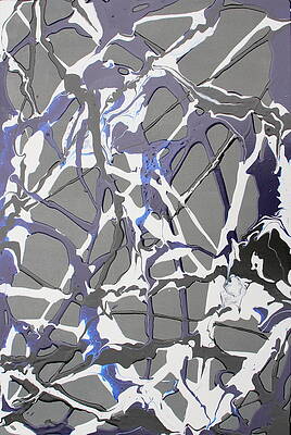 Textured Wall Art featuring the painting Synapse by Madeleine Arnett