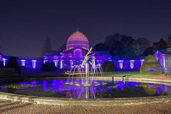 Syon house all lit up by Andrew Lalchan