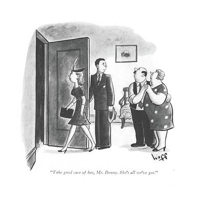 Lover Drawing - Take Good Care by Sydney Hoff