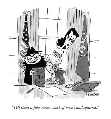 Humorous Presidential Cartoon Drawing
