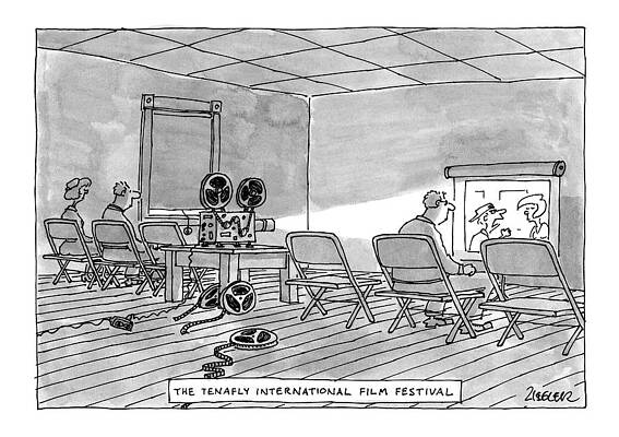 Watching Drawing - Tenafly International Film Festival by Jack Ziegler
