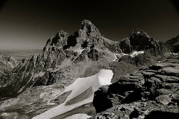 Wall Art featuring the photograph Tetons From Table Mountain by Raymond Salani III