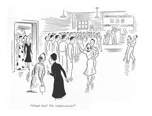 Sexy Drawing - Thank God! The Reinforcements! by  Alain