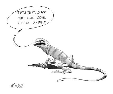 Brain Drawing - That's Right by Will McPhail