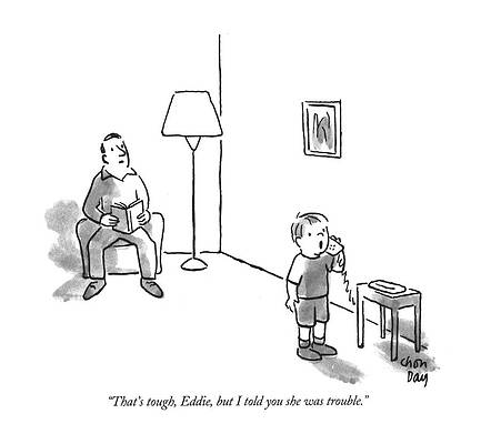 Childhood Drawing - That's Tough by Chon Day