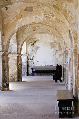 Puerto Rico Wall Art featuring the photograph The Arches Of El Morro by Mary Lou Chmura