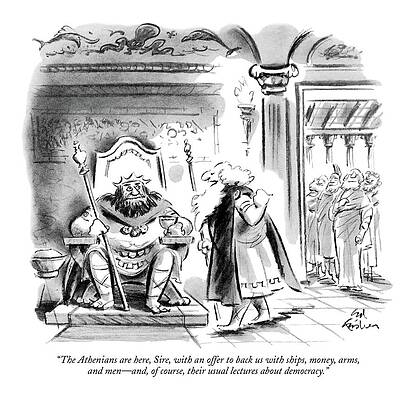 Athenian Proposal to King Wall Art